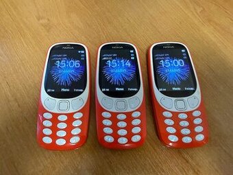NOKIA 3310 na dvě SIM karty - originální baterie a nabíječka