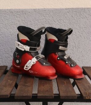 Prodám dětské lyžáky Salomon T2 RT - 1
