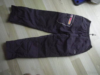 Zateplené šusťákové kalhoty zn. Kugo vel. 152