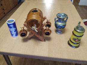 Různý porcelán a sklo