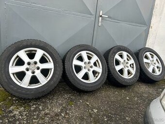Alu kola R16 5x112 + Zimní pneu 205/65/16C Nokian, Semperit
