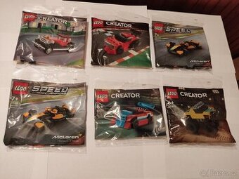 LEGO polybagy - auta a hrdinové