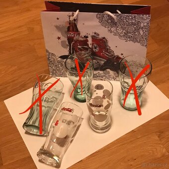 Coca-Cola Coke Sklenice a dárková taška