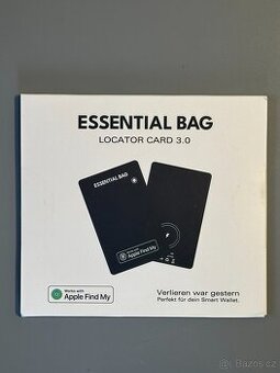 Nový ESSENTIAL BAG 3.0 lokátor na kreditní karty