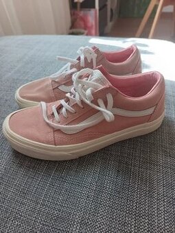 pudrově růžové tenisky Vans 38 minimálně nošené