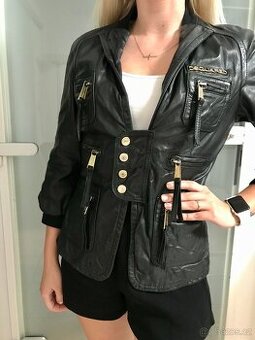 Luxusní dámská kožená bunda Dsquared2