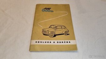 FIAT 600 D  návod k obsluze a údržbě v češtině příručka 600D