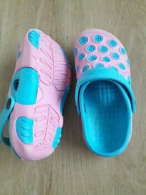 Dětské dívčí papuce sandály přezůvky papucky vel 29 - 1
