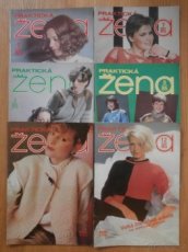 6 x módní časopis PRAKTICKÁ ŽENA. 1985 - 1