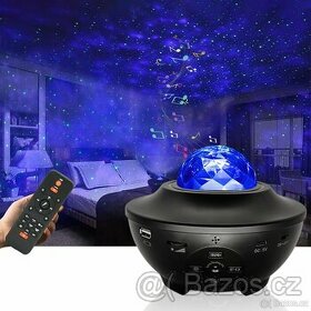 Starry Night Light Projector  s dálkovým ovládáním a BT
