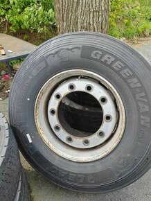 Návěsové pneu + disk 435/50 R19,5