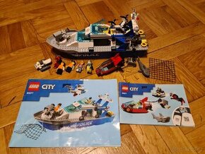 LEGO City 60277 Policejní hlídková loď - 1