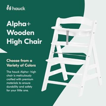 Dětská židle Hauck Alpha+ Grow Along stavitelná