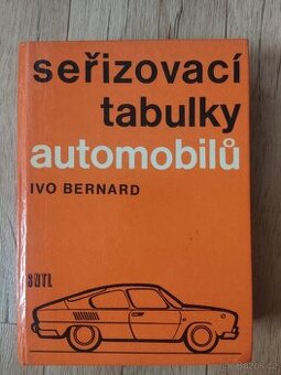 Kniha Seřizovací tabulky automobilů