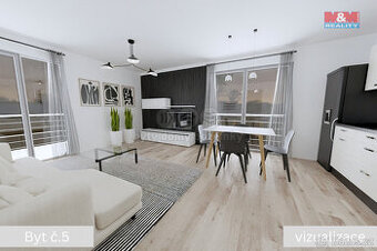 Prodej bytu 2+kk, 58.2 m², Žleby