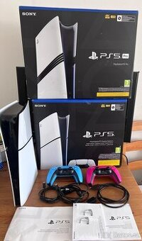 PS5 Slim 1TB digital + dva ovladače