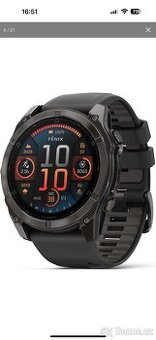 Hodinky Garmin Fenix 8 AMOLED 51 mm, Sapphire Carbon Gray DL