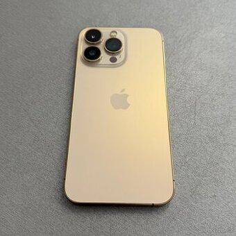 iPhone 13 Pro 128GB zlatý, 100% baterie, 12 měsíců záruka