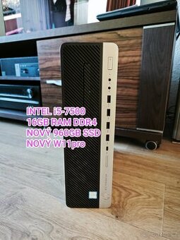 ❘❙ HP PROFI PC i5-7500/ 16GB / 960GB SSD-nový, W11pro