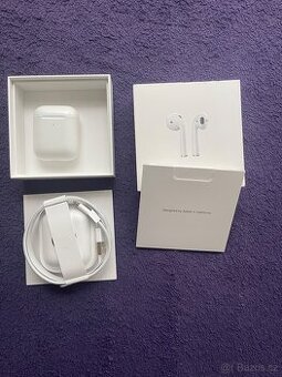 Apple AirPods 2.gen - původní balení, dobrý stav