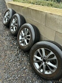 Originální ALU kola Hyundai R16 6,5J s letními pneu