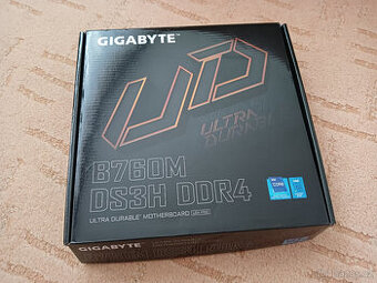 MB Gigabyte B760M DS3H + CPU sock. 1700