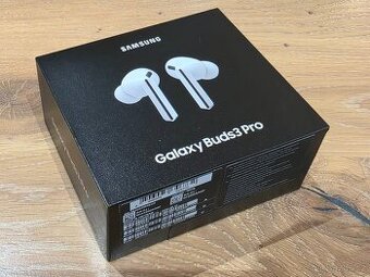 SAMSUNG GALAXY BUDS 3 PRO, NOVÉ, ORIG. BALENÍ, 2 ROKY ZÁRUKA
