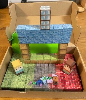 Magnetické stavební kostky – inspirováno Minecraftem (110 ks