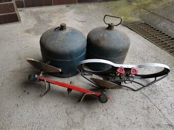 Propan Butan lahve 2kg + vařiče