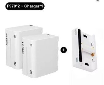 Viltrox nabíjecí set 2x baterie NP-F970 USB C s led, USB C