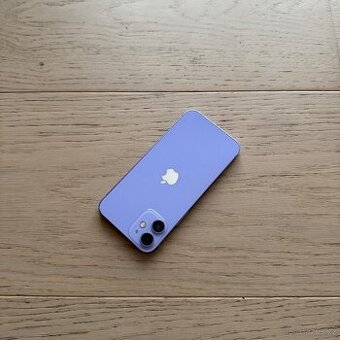 APPLE IPHONE 12 MINI 64GB-FIALOVÝ,BATERIE 100%,ZÁRUKAx