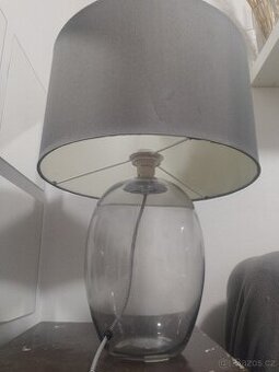2ks skleněná lampa se stínidlem