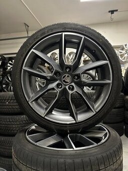 Alu kola 5x112 r18 s letním pneu (gem)