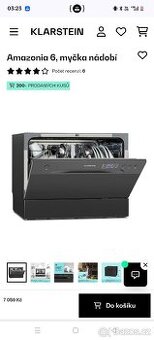 Amazonia 6, myčka nádobí
