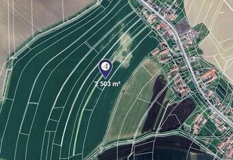 Prodej podílu 1/2 pole 1 252 m², Ostřetín