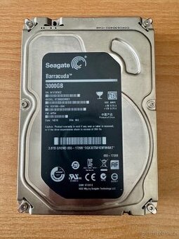 HDD Seagate Barracuda 3TB – plně funkční