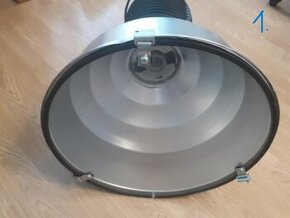 Industriální svítidla stropní 2ks + výbojky