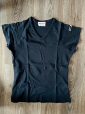 Nové dámské tmavě modré triko s krátkým rukávem do V