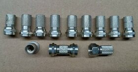 F konektor na koax 7mm šroubovací