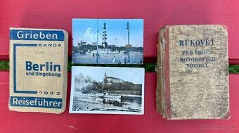 Staré tisky Berlin 1932 Rukověť řidiče 1948 pro sběratele