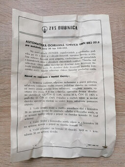 Tlumivka Jawa 550, 555 uloženka