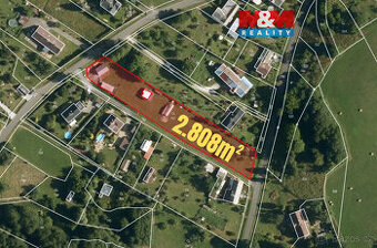 Prodej pozemku k bydlení, 2808 m², Hradec-Nová Ves