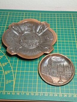 💣 STARÉ MĚDĚNÉ DEKORATIVNÍ PŘEDMĚTY