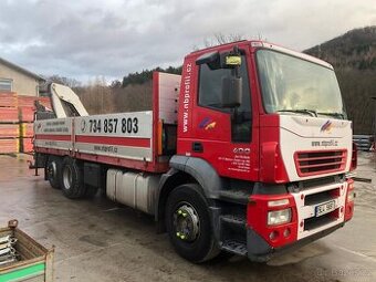 Iveco Stralis 260S40 valník s hydraulickou rukou