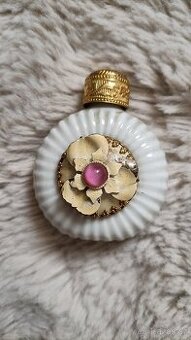 Porcelánová lahvička na parfém, flakon