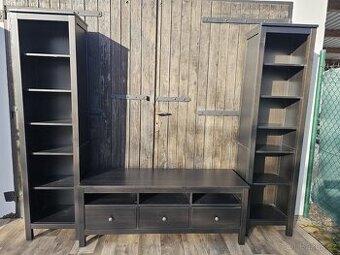 IKEA HEMNES obývací stěna - černohnědá
