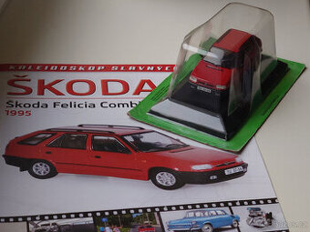 Škoda Felicia Combi GLX - DeAgostini 1:43 NEROZBALENÉ