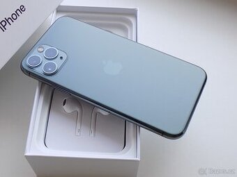 APPLE iPhone 11 Pro 64GB Midnight Green - ZÁRUKA - 100% BAT.