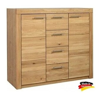 Velká komoda z masivu - Divoký dub Germany