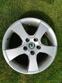 Prodám originální Alu ráfky Škoda